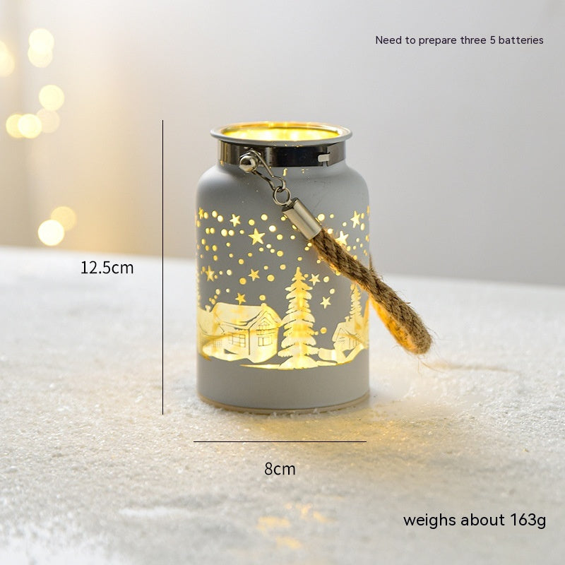 Luminous Glass Desktop Christmas Decorations