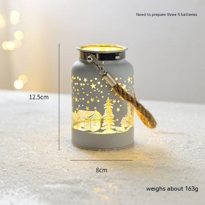 Luminous Glass Desktop Christmas Decorations