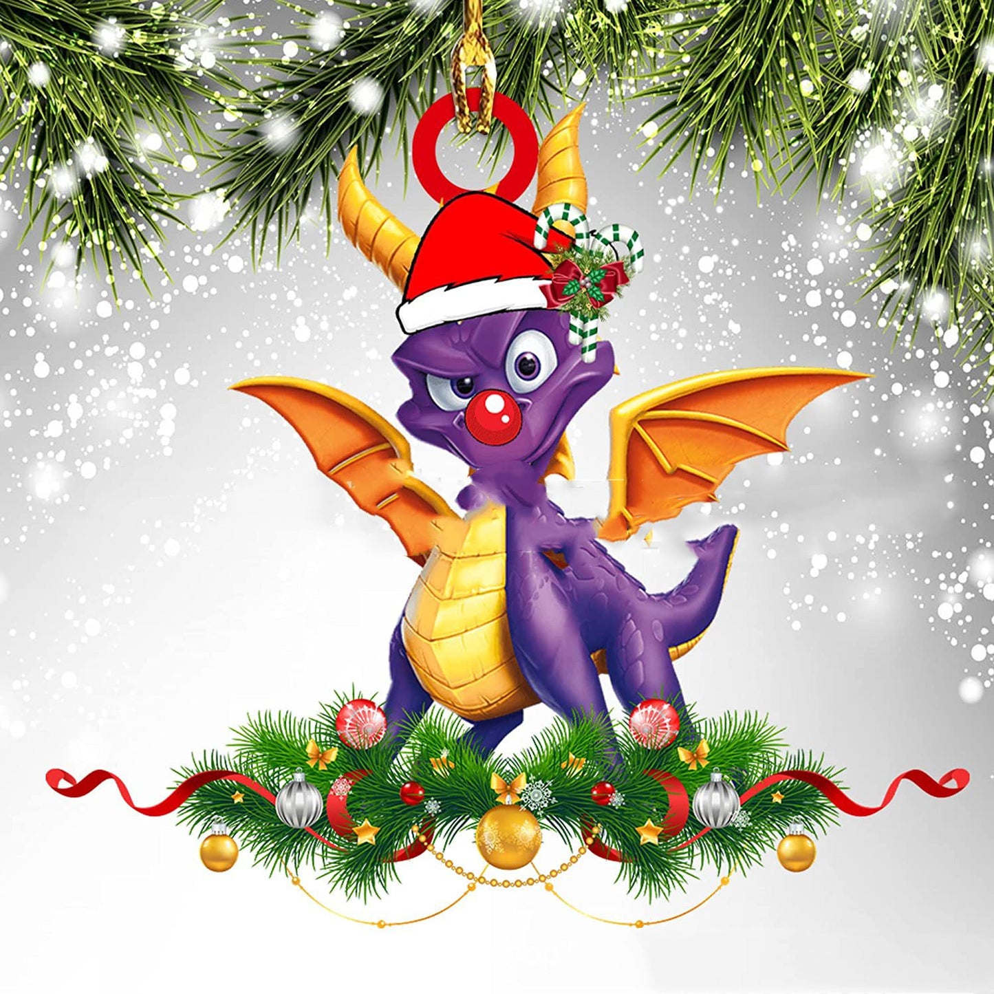 Dragon Christmas Ornament