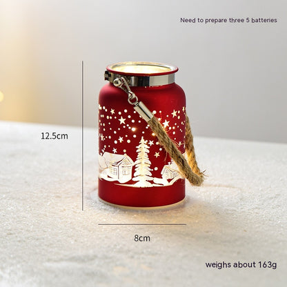 Luminous Glass Desktop Christmas Decorations