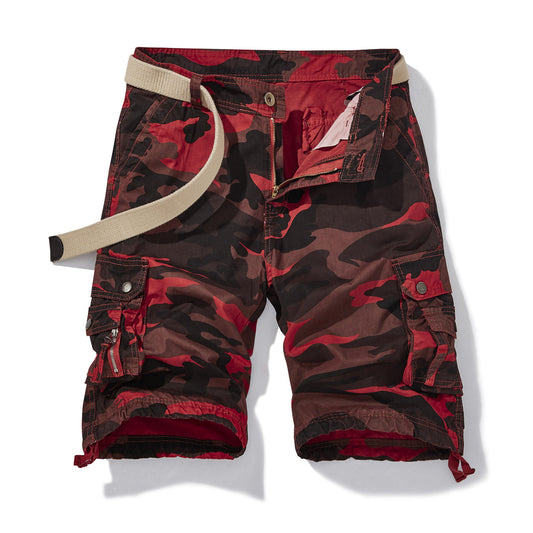 Men's Cotton Camouflage Beach Pants Loose