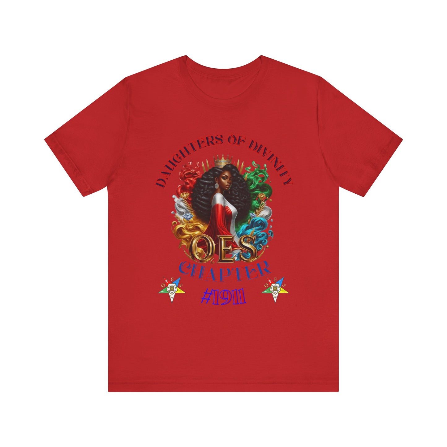 Daughters of Divinity Unisex Jersey Tee - OES Chapter #1911