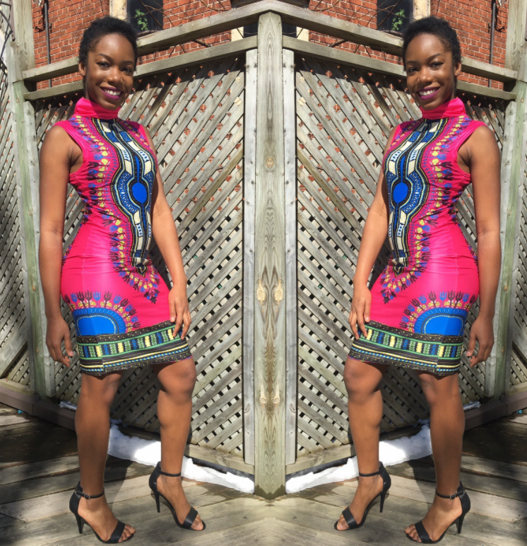 Ethnic Print Dress