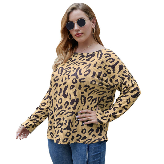 Plus Size Leopard Print T-Shirt