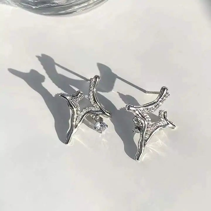 Asterism Rhinestone Earrings