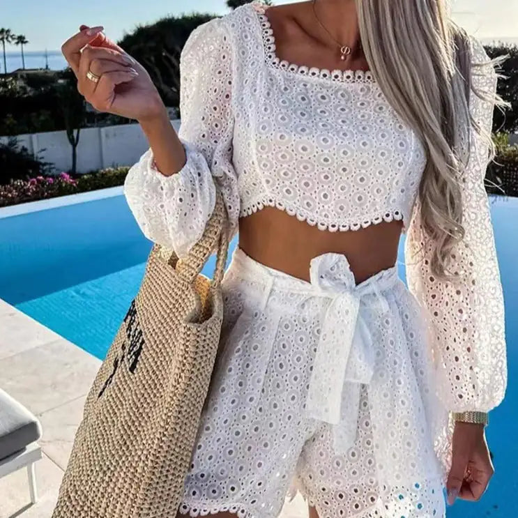 Eco-Friendly Lace Summer Outfit for Women