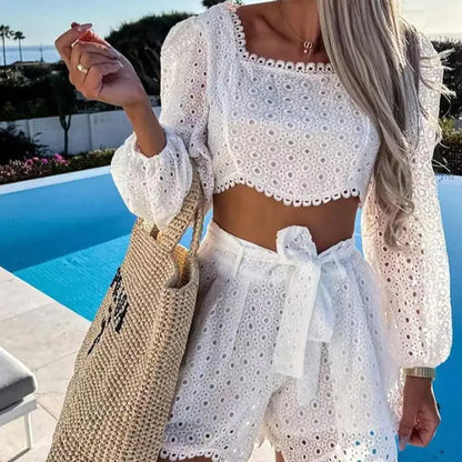 Eco-Friendly Lace Summer Outfit for Women