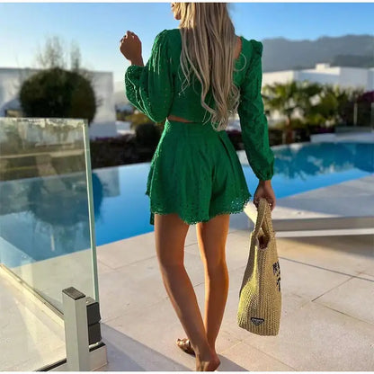 Eco-Friendly Lace Summer Outfit for Women