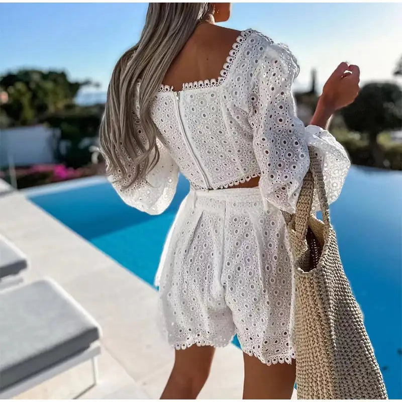 Eco-Friendly Lace Summer Outfit for Women