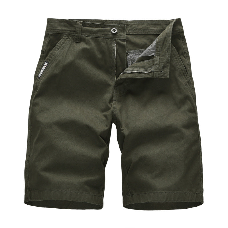 Men's Cotton Loose Multi-pocket Shorts