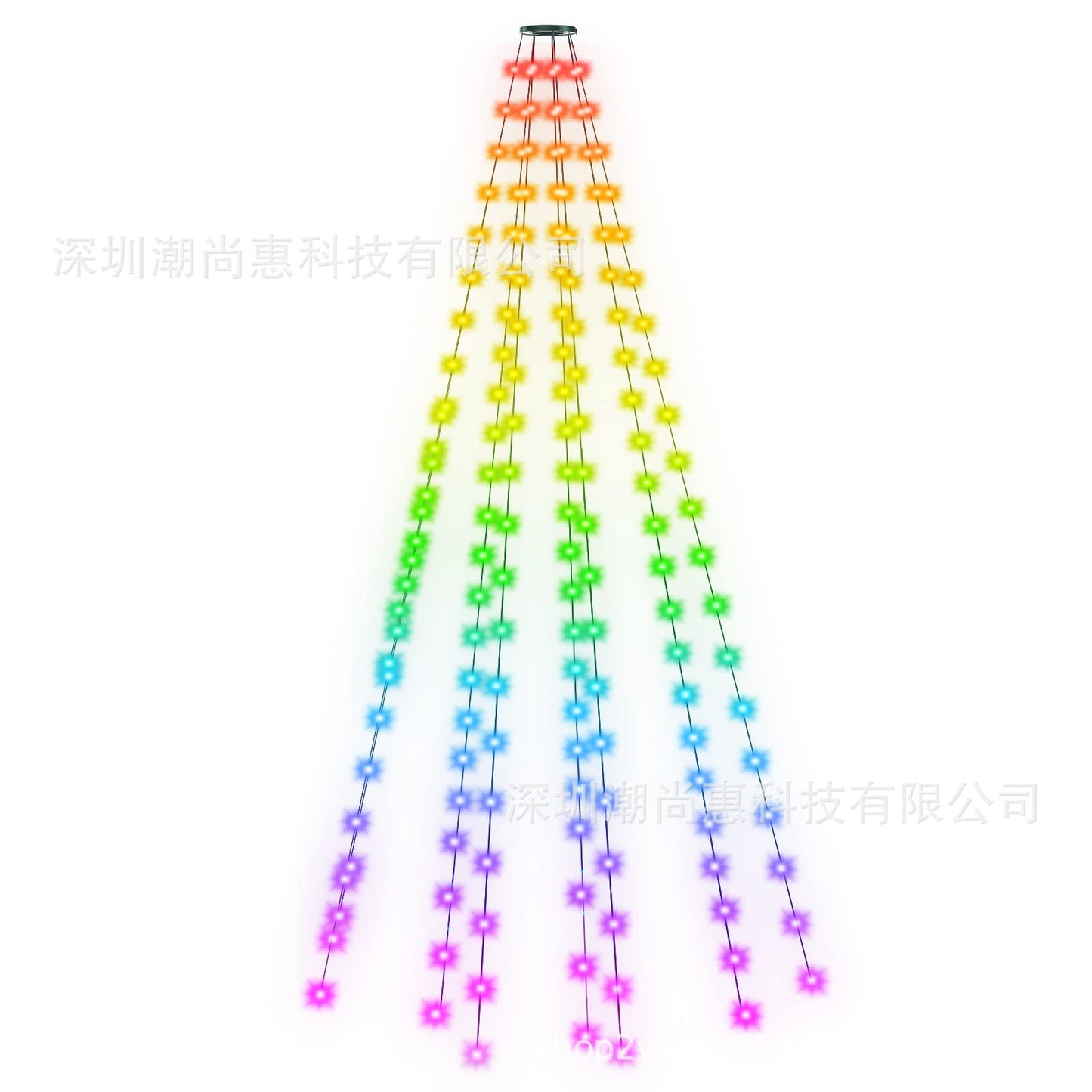 Color Outdoor Christmas Tree Lights
