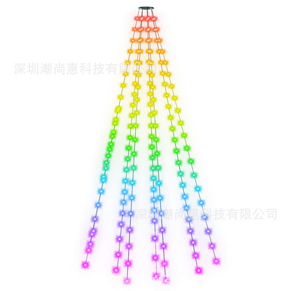 Color Outdoor Christmas Tree Lights
