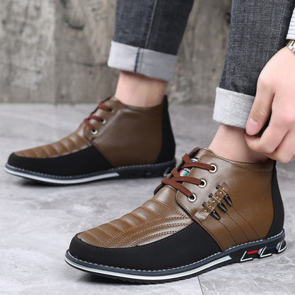 High-top Men's Shoes Casual Fashion Plus Size