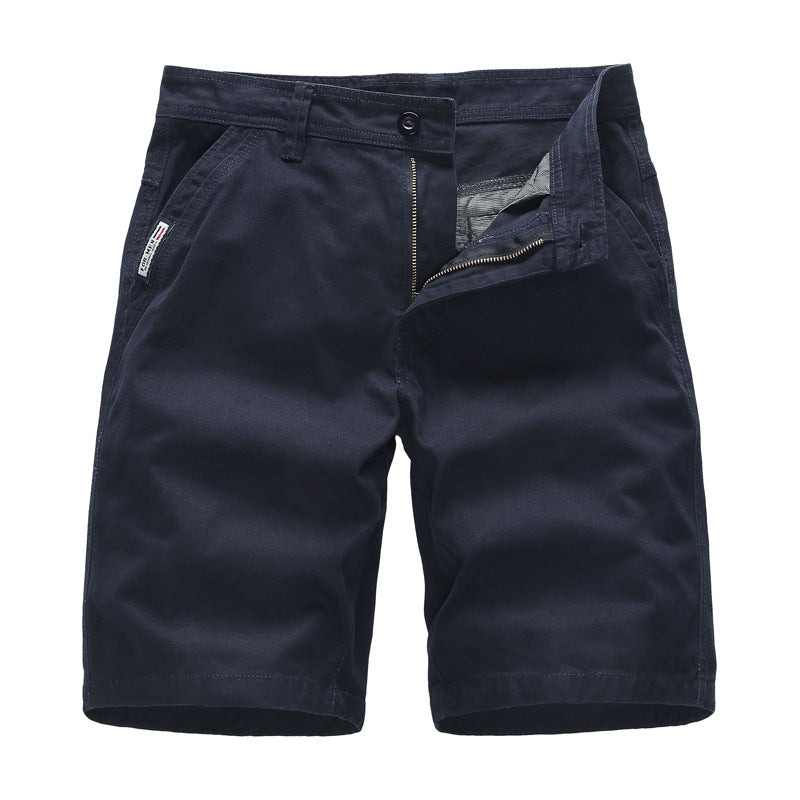 Men's Cotton Loose Multi-pocket Shorts