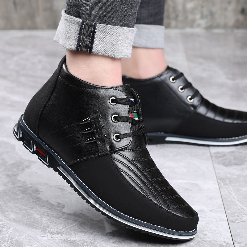 High-top Men's Shoes Casual Fashion Plus Size