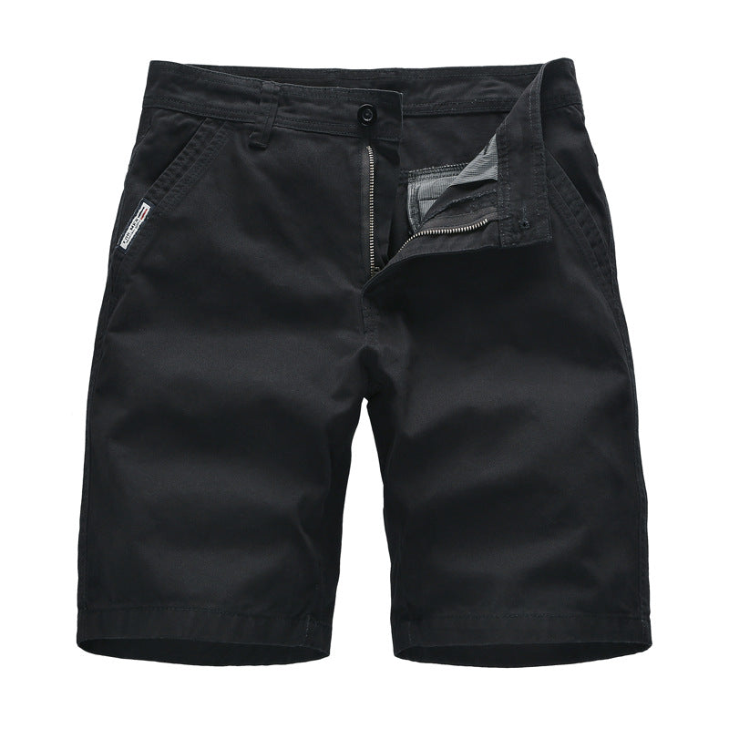 Men's Cotton Loose Multi-pocket Shorts