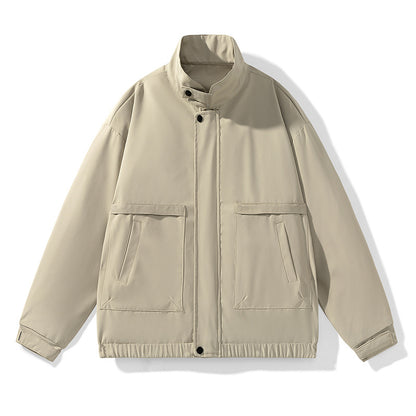Men's Thin Windproof Youth Solid Color Jacket