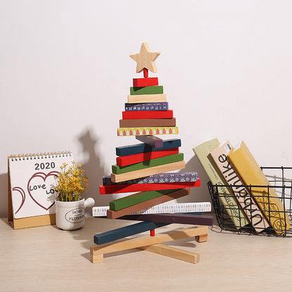 Desktop Christmas Building Blocks Decorations