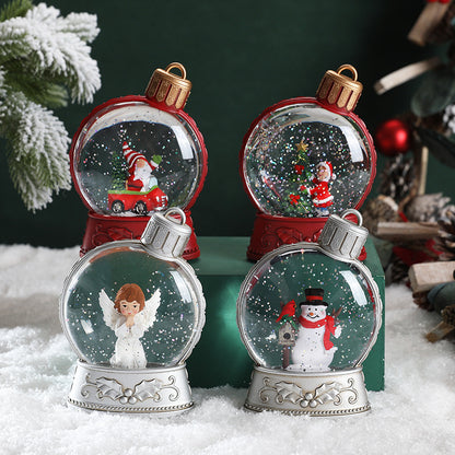 Holiday Decorations Luminous Snow Globe