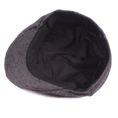 Men's British Style Herringbone Beret