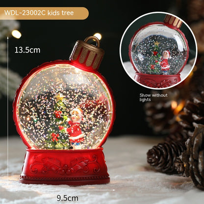 Holiday Decorations Luminous Snow Globe