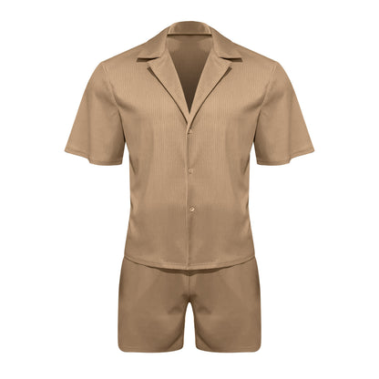 Men's Suit Fashion Stripe Two Piece Suit