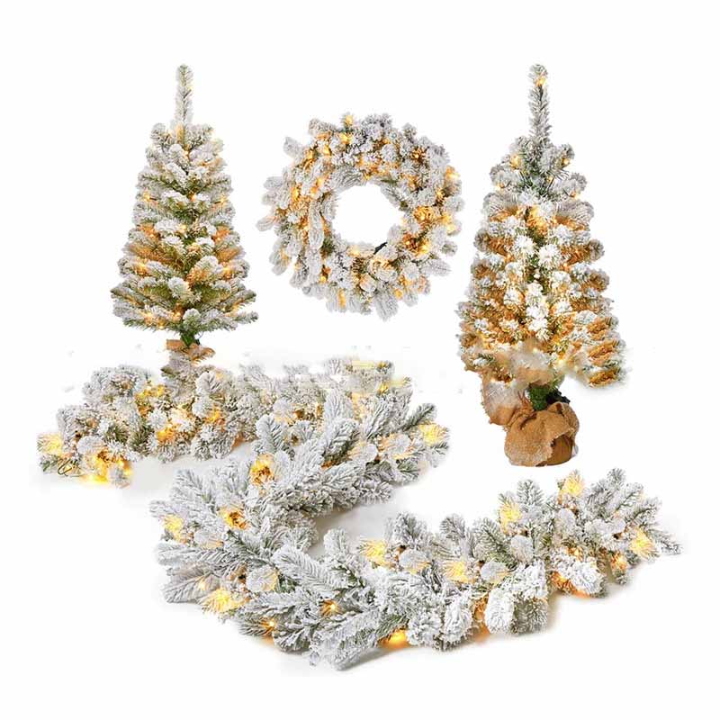 White Snow Spray Christmas Tree