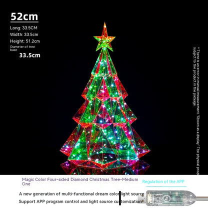 Colorful Luminous Christmas Tree