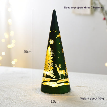 Luminous Glass Desktop Christmas Decorations