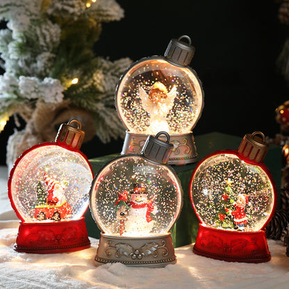 Holiday Decorations Luminous Snow Globe