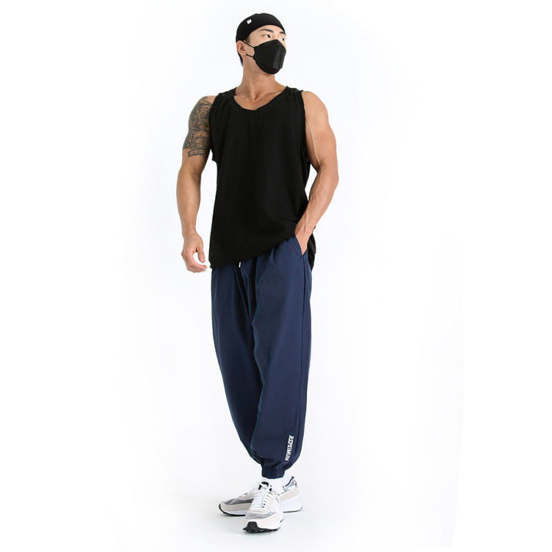Men's Training And Running Loose Sports Pants