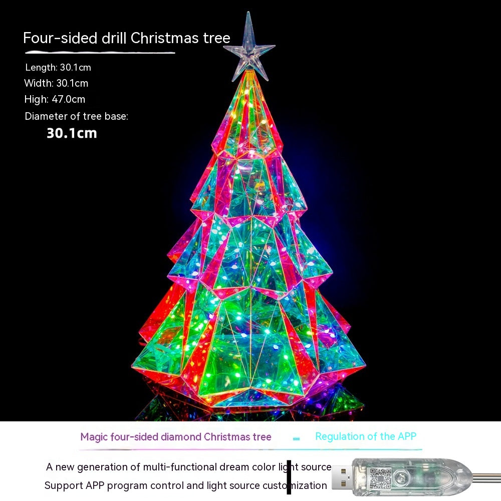 Colorful Luminous Christmas Tree