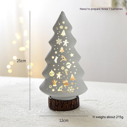 Luminous Glass Desktop Christmas Decorations