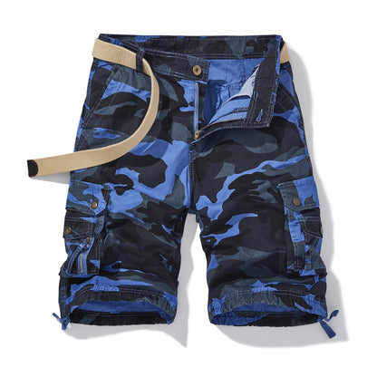 Men's Cotton Camouflage Beach Pants Loose