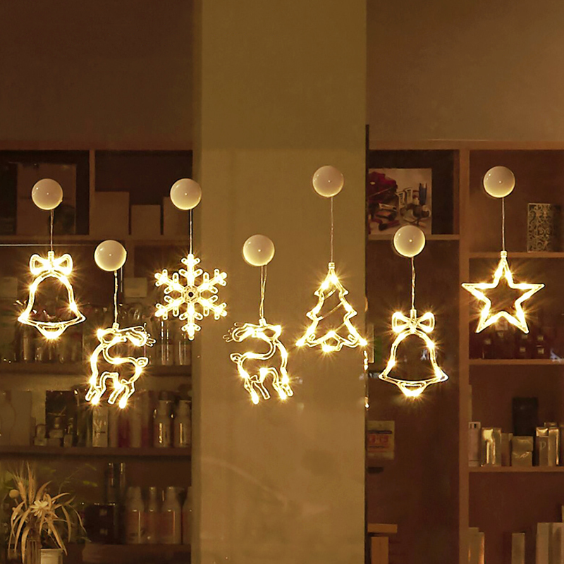 LED Star String Lights Christmas Curtain Lights