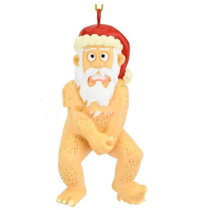 Naked Santa Claus Ornament