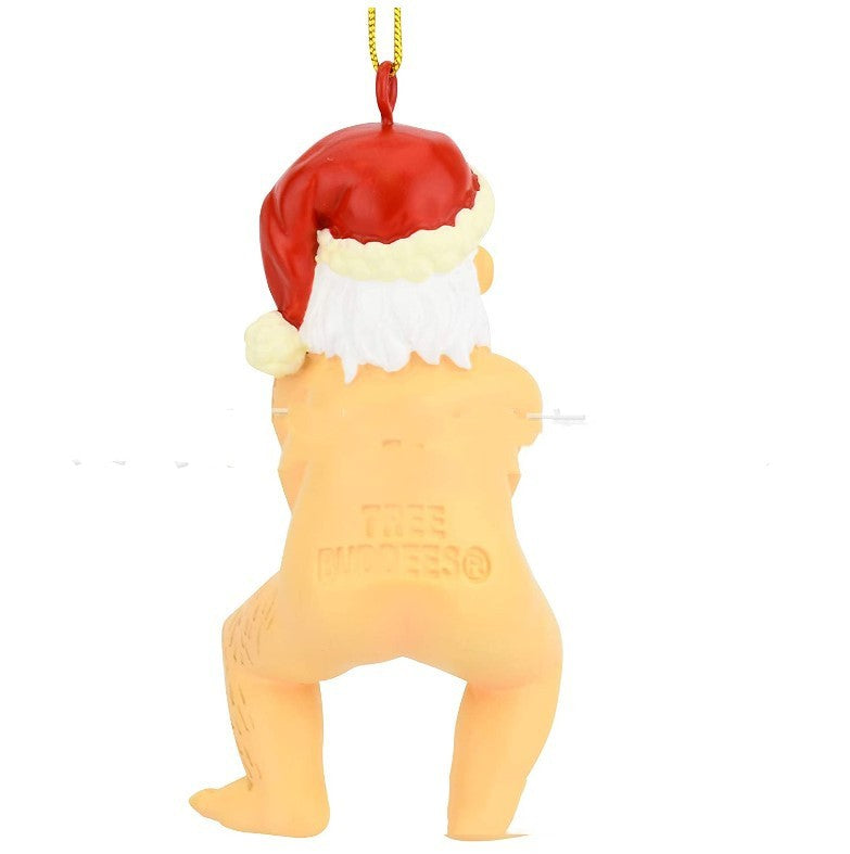 Naked Santa Claus Ornament