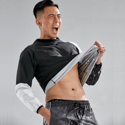 Men's Oversized Sports Long Sleeved Training Sportswear Set