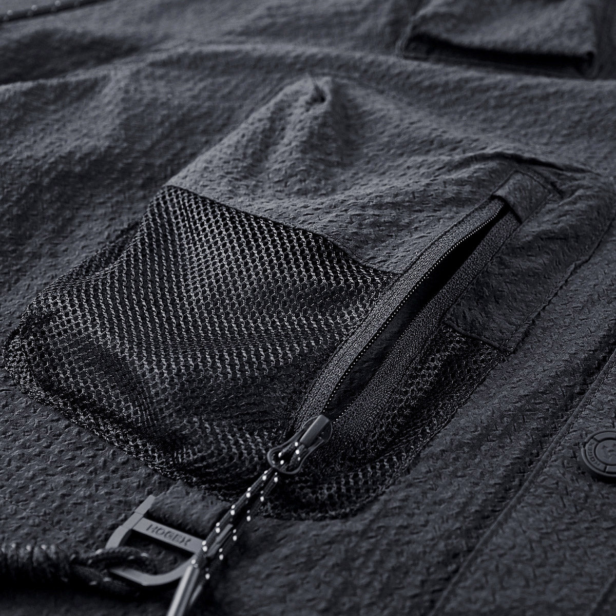 Men's Fashion Function Multi-pocket Quick-drying Patchwork Short-sleeved Shirt