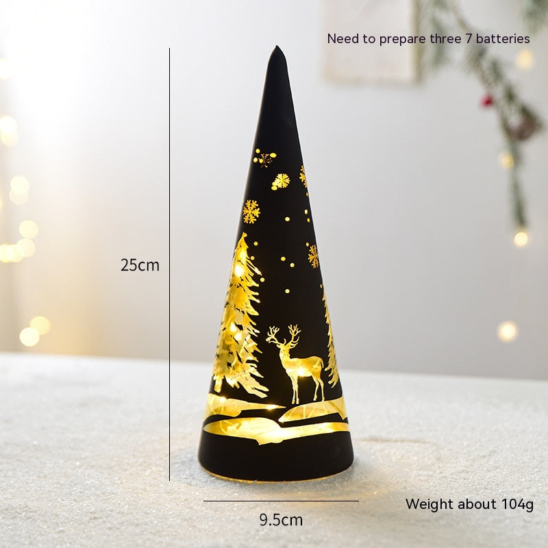 Luminous Glass Desktop Christmas Decorations