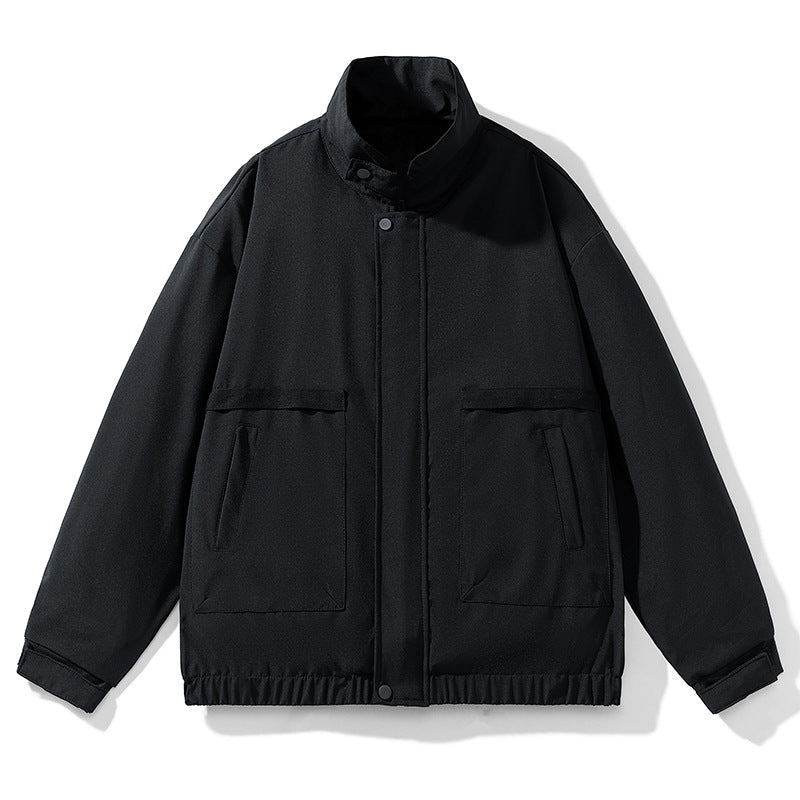 Men's Thin Windproof Youth Solid Color Jacket
