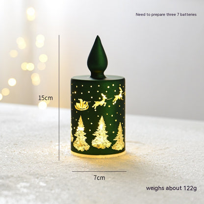 Luminous Glass Desktop Christmas Decorations