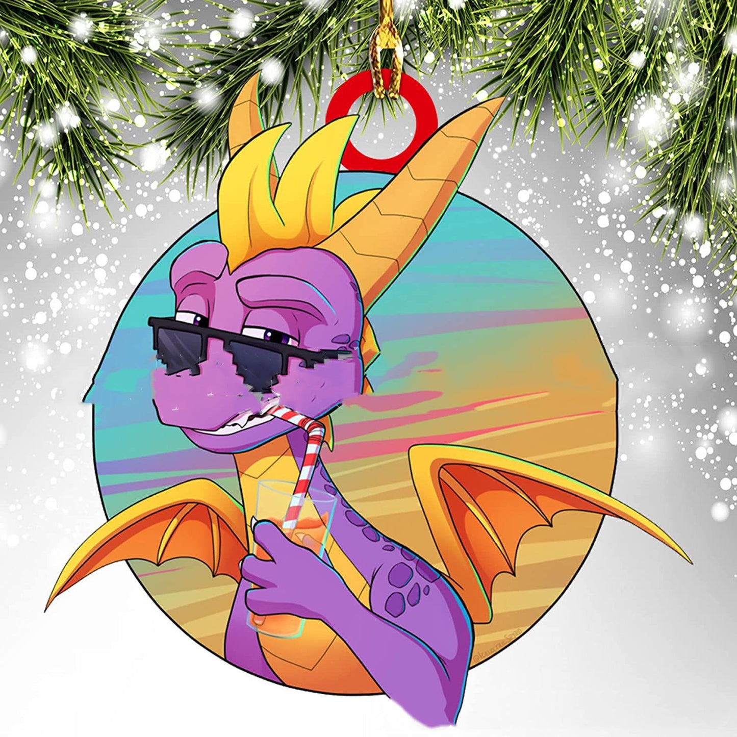 Dragon Christmas Ornament