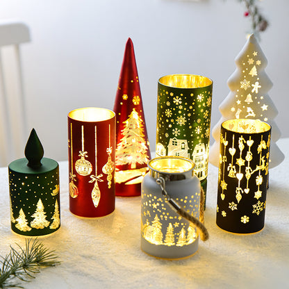 Luminous Glass Desktop Christmas Decorations