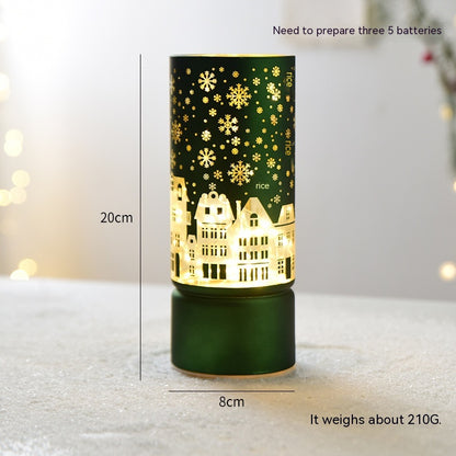 Luminous Glass Desktop Christmas Decorations