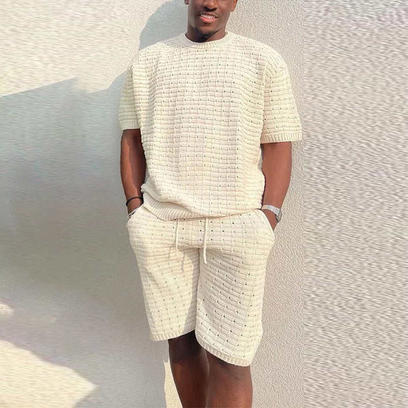 Men's Summer Suit Fashion Loose Two Piece Suit