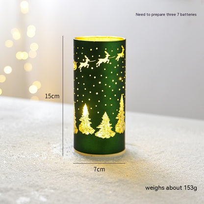 Luminous Glass Desktop Christmas Decorations