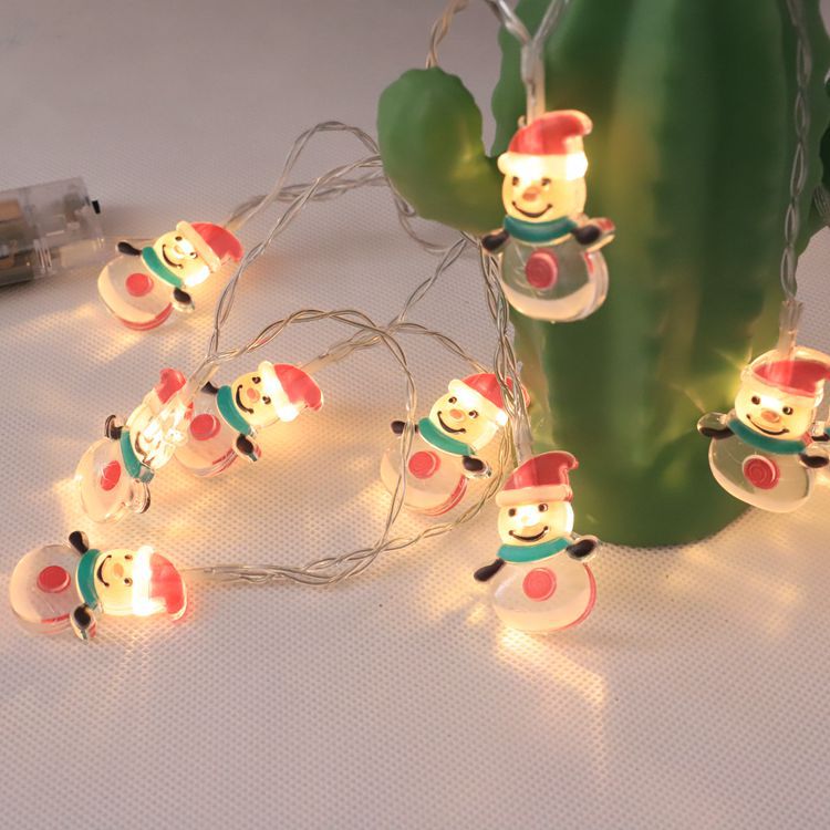 Battery LED Snowman Light String