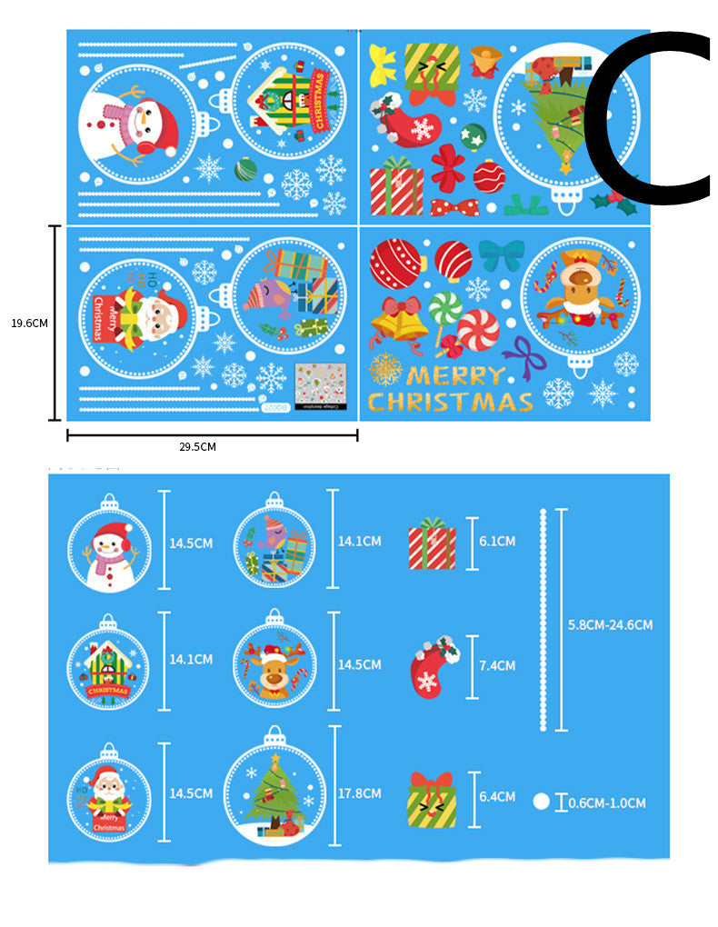 Christmas Sticker Window Decoration