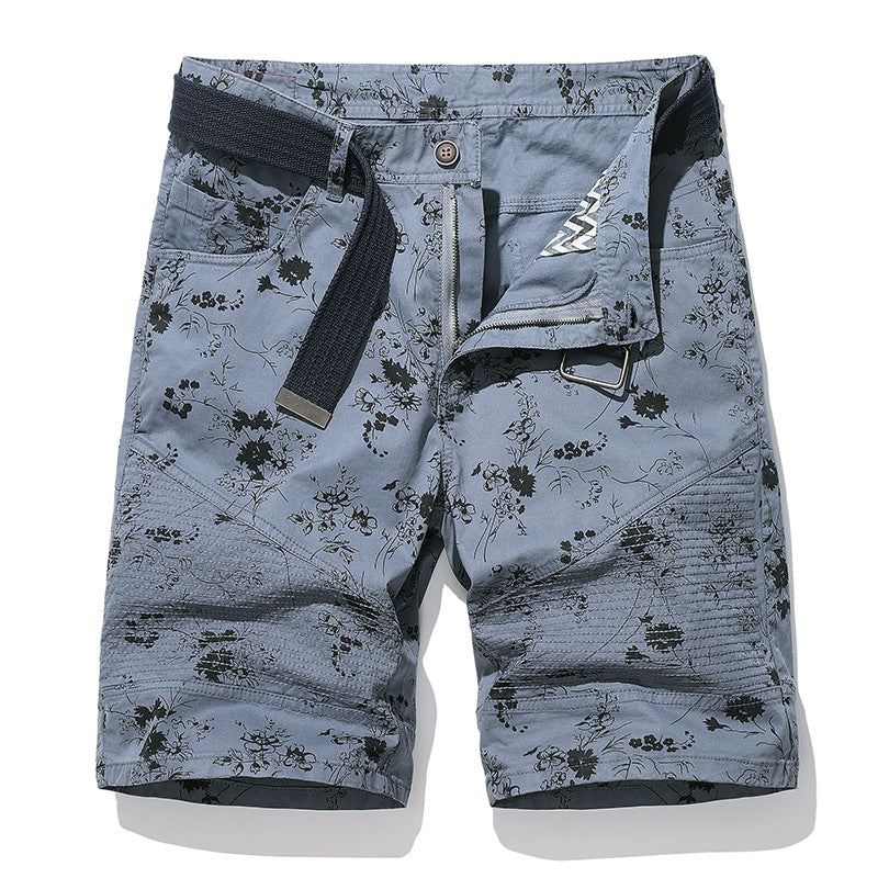 Men's Casual Floral Print Casual Jumpsuit